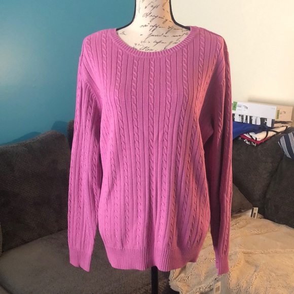 NWT Izod Cable Knit Sweater, size 1X - Picture 1 of 8
